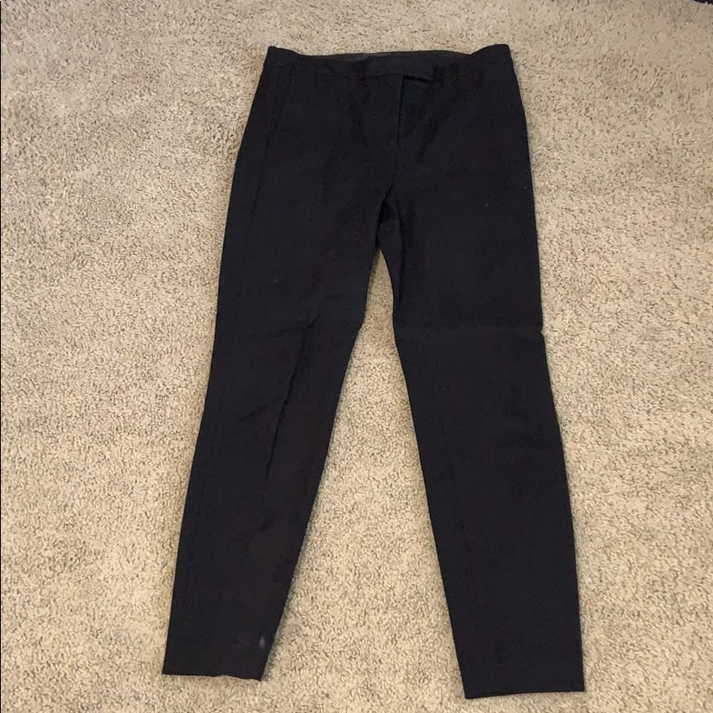 Jcrew black dress pants, ankle length